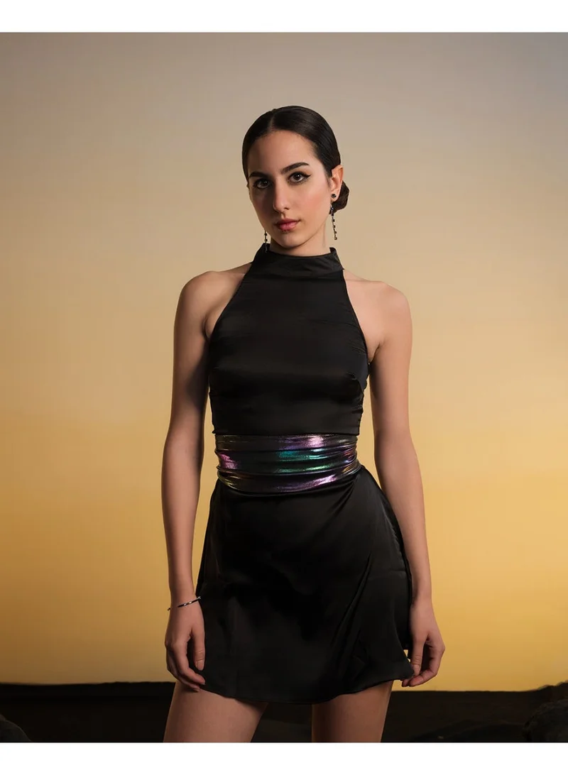 Ohsofly  Women’s Chic Mini Dress Designed with a Sleek Fit and Sophisticated Appeal, Featuring a High-Quality Finish and Modern Style, Perfect for Casual Wear, Social Events, and Effortless Fashion Styling for Women | Best Price UAE